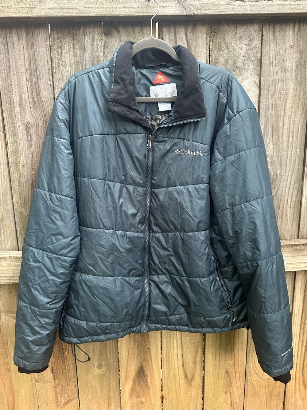 Columbia Omni-heat blue grey jacket